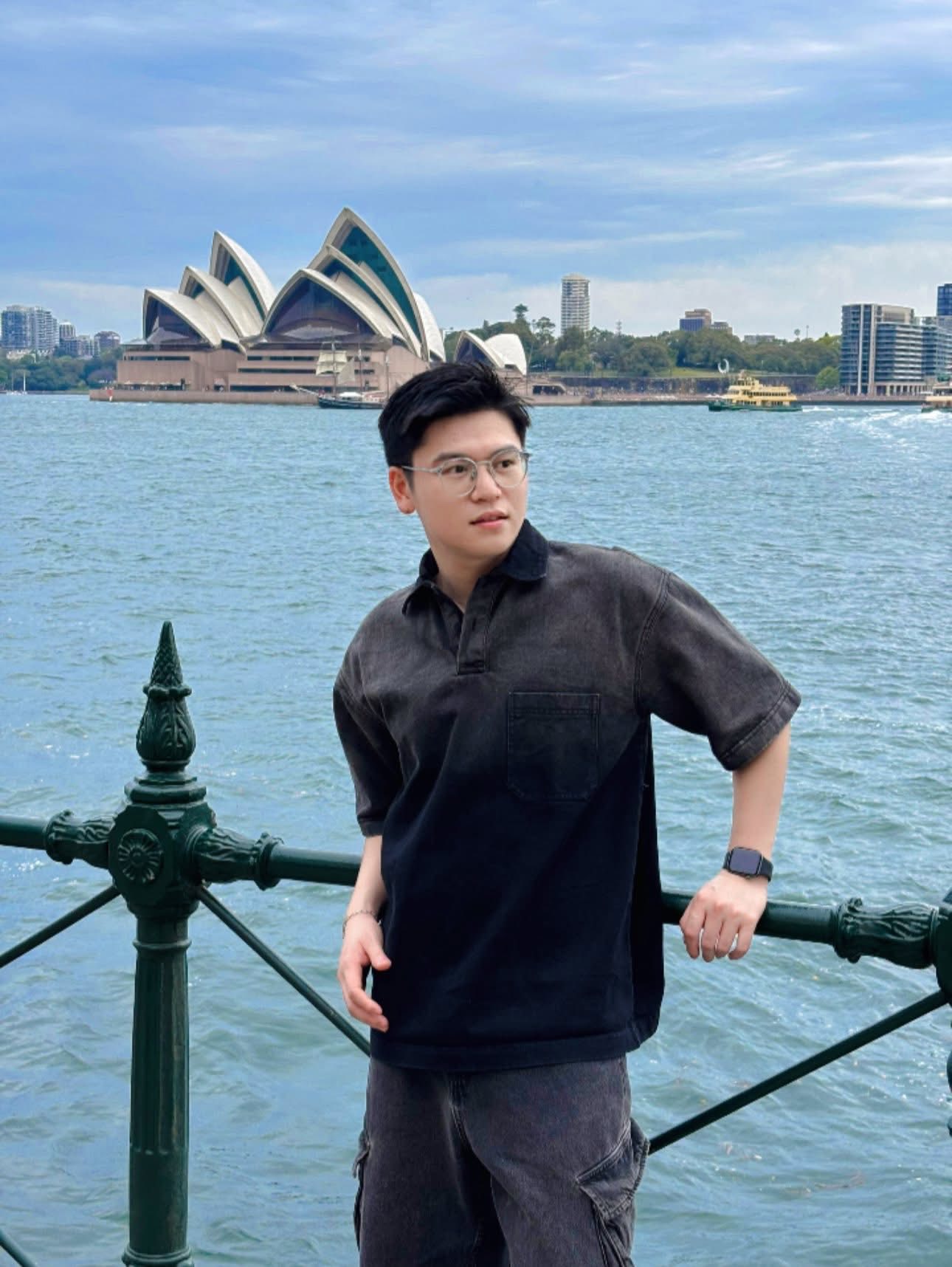 Áo polo denim Maro - Ảnh 5