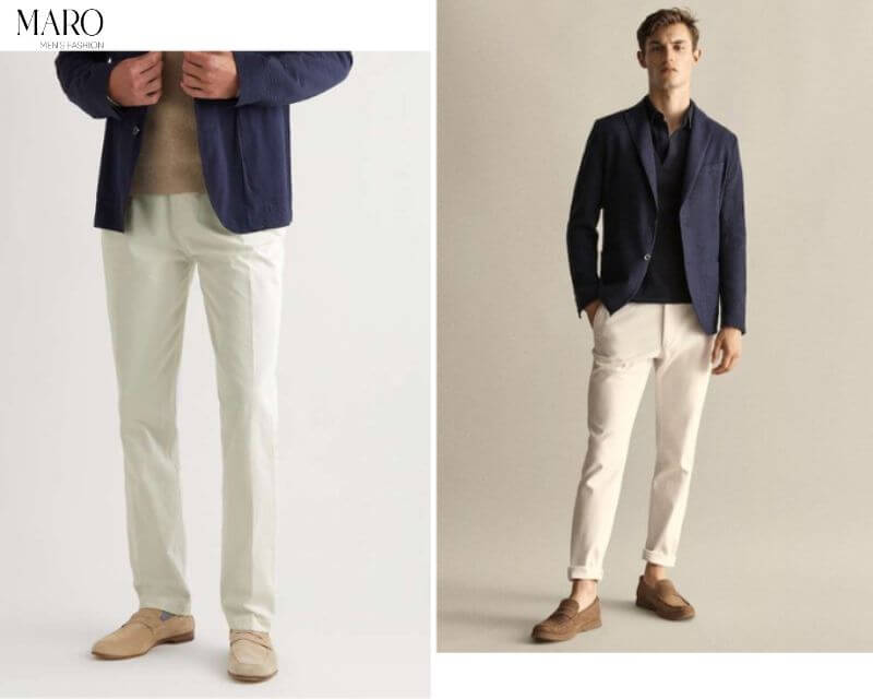 Set #3: Áo Sơ Mi Dài Tay + Quần Chinos + Giày Loafer