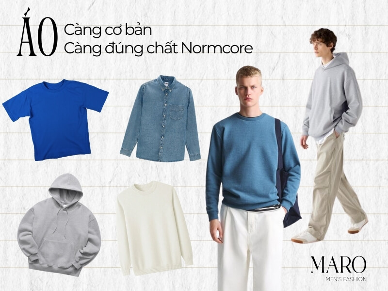 áo phong cách normcore
