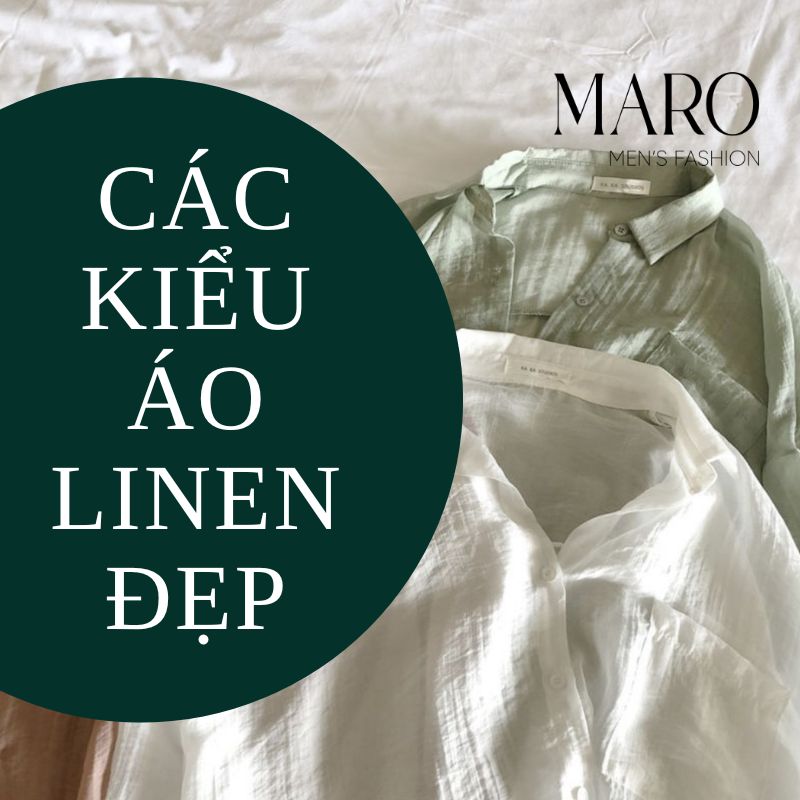 các kiểu áo vải linen