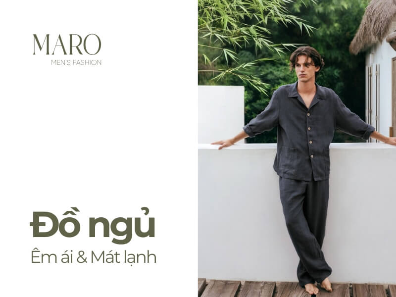 đồ ngủ mặc ở nhà linen bamboo