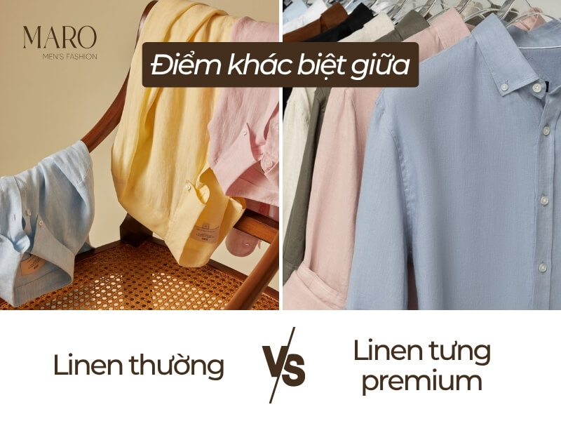 linen tưng premium và linen thường