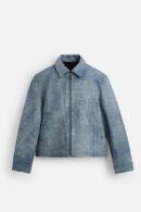 MARO "Refined Blue" Leather Jacket