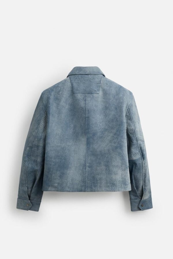 MARO "Refined Blue" Leather Jacket - Hình ảnh 7