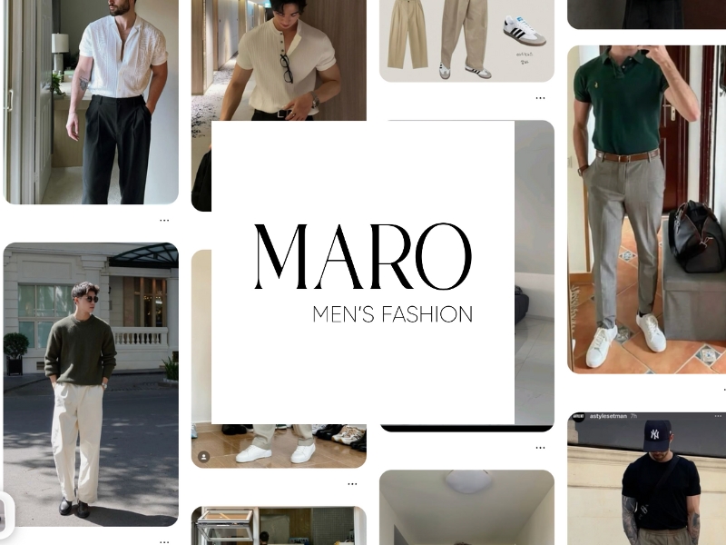 nguyên tắc outfit quần kaki phối áo polo