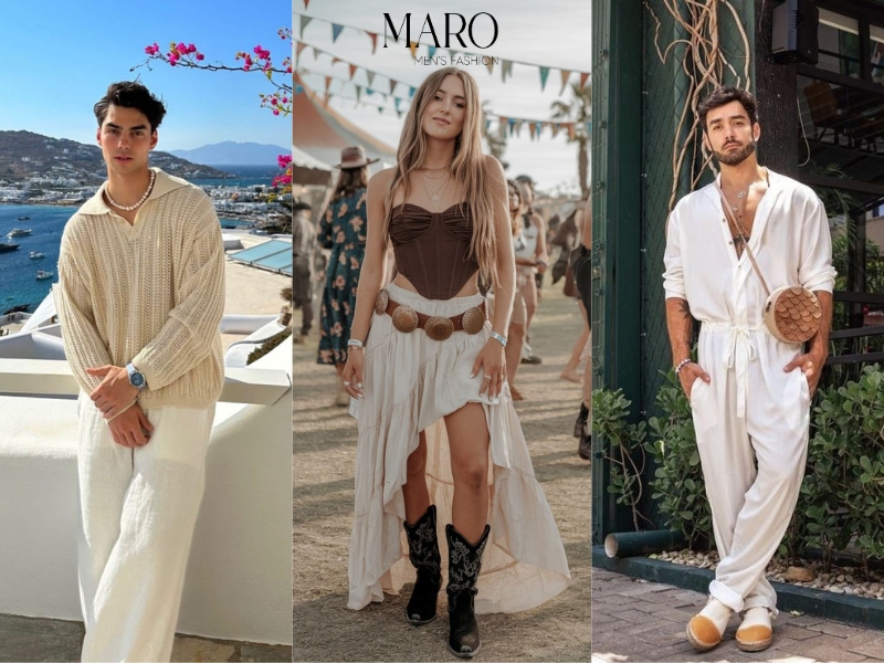 nguyên tắc phối đồ phong cách thời trang bohemian