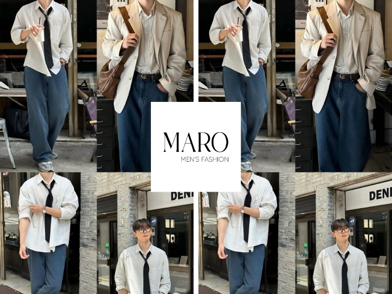 outfit 1 phối đồ cho sinh viên nam thanh lịch