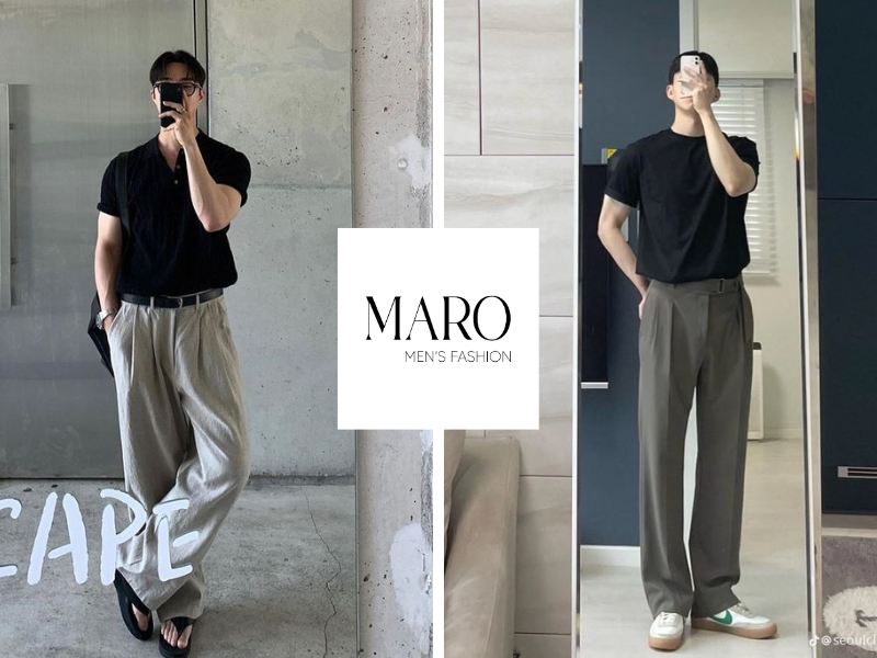 outfit 2 phối đồ đi học cho sinh viên nam phong cách thoải mái