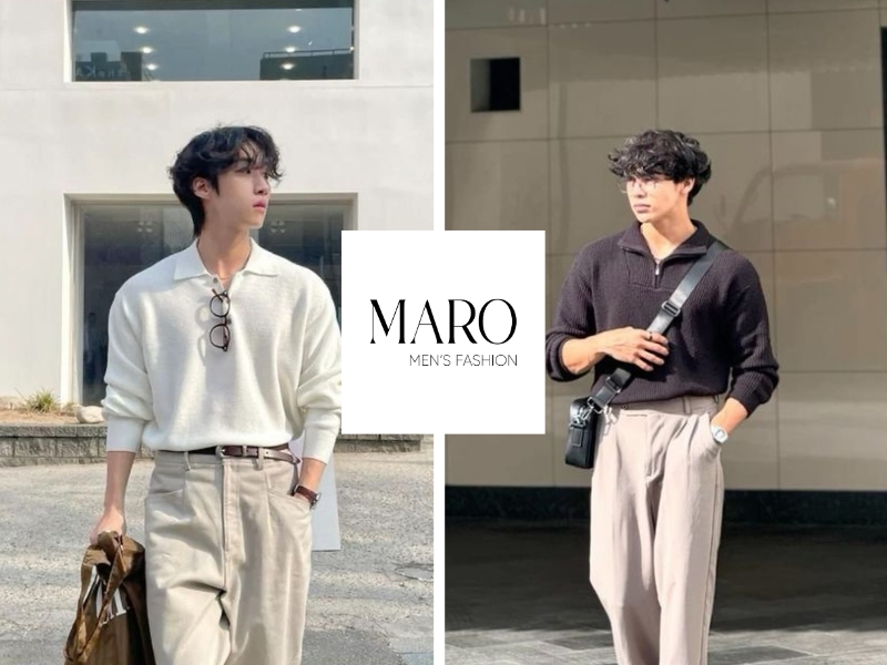outfit 7 phối đồ đi học cho sinh viên nam mùa thu