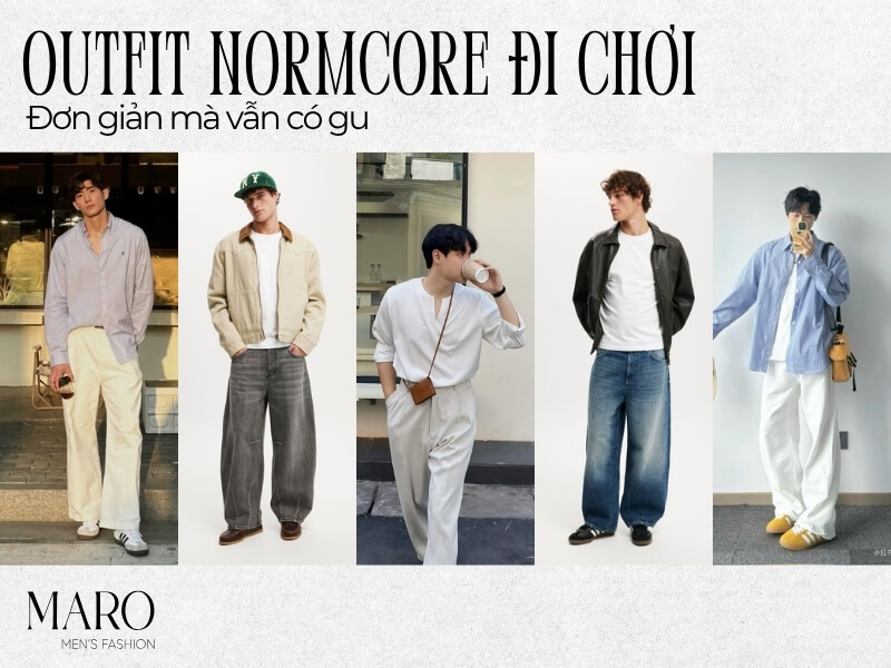 Outfit Normcore đi chơi