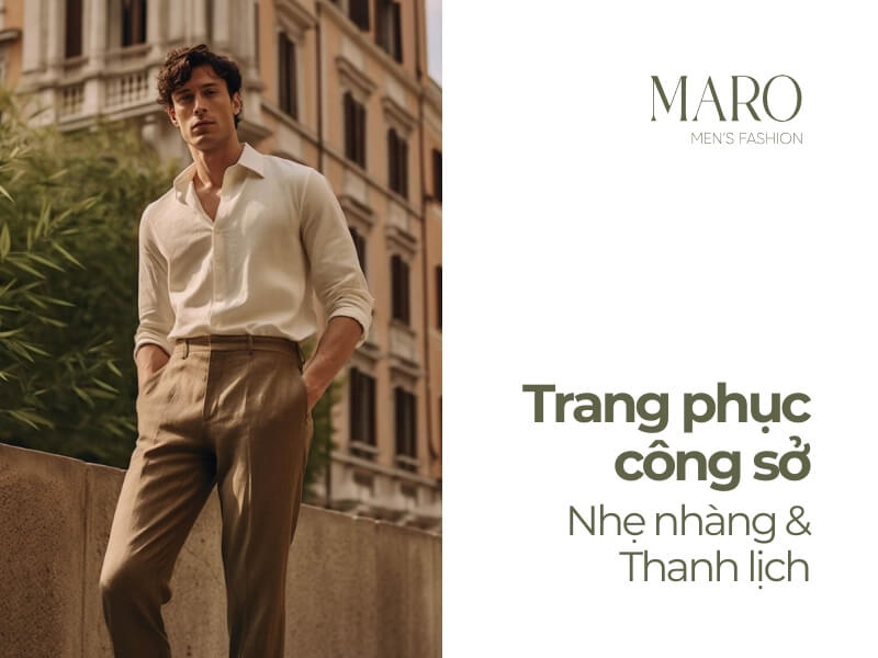 trang phục công sở linen bamboo