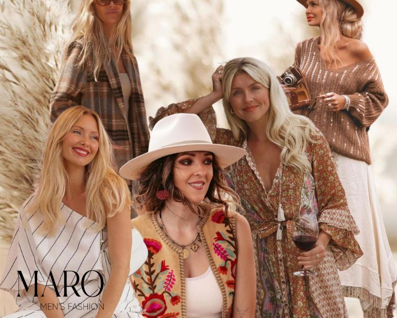 ứng dụng của phong cách bohemian trong thời trang