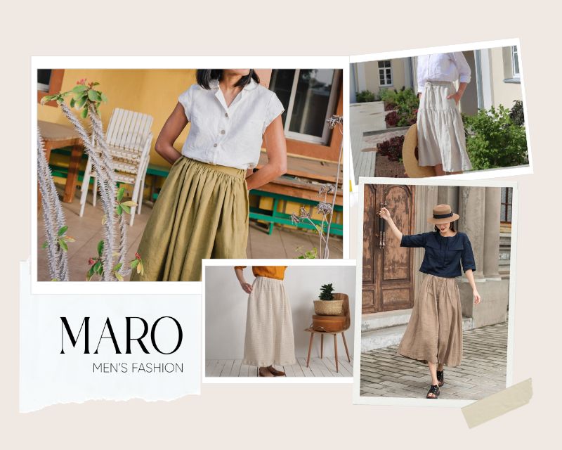 vải linen tưng may gì đẹp - may váy đầm