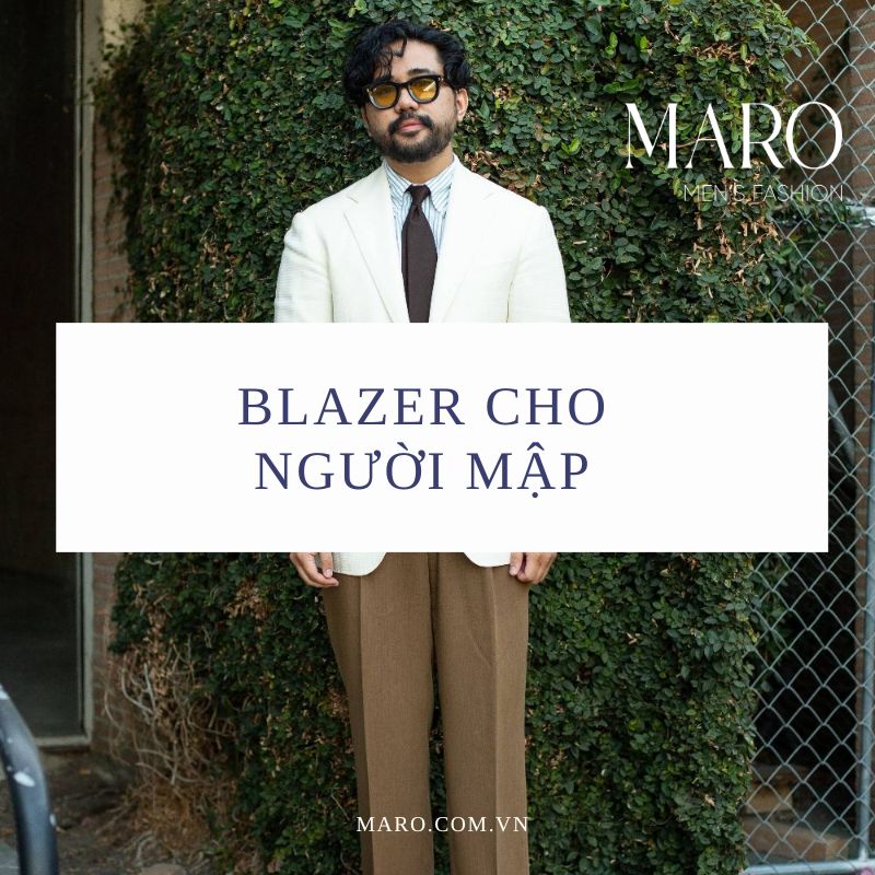 blazer cho người béo nam