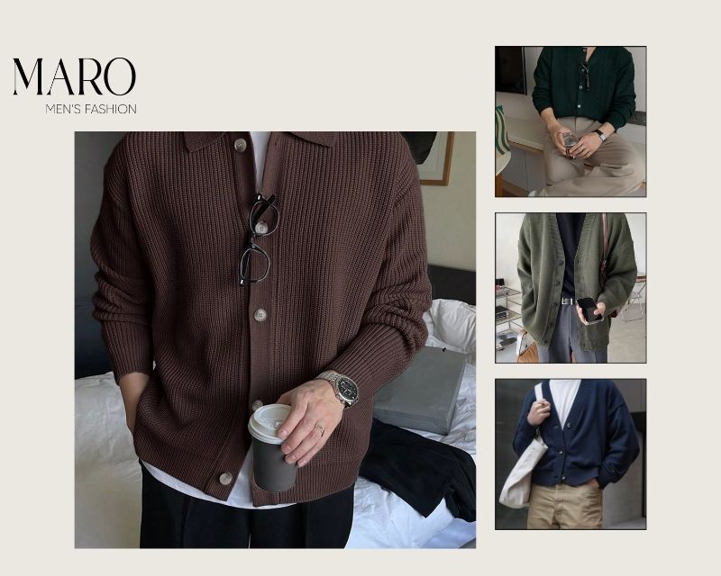 áo cardigan dành cho nam