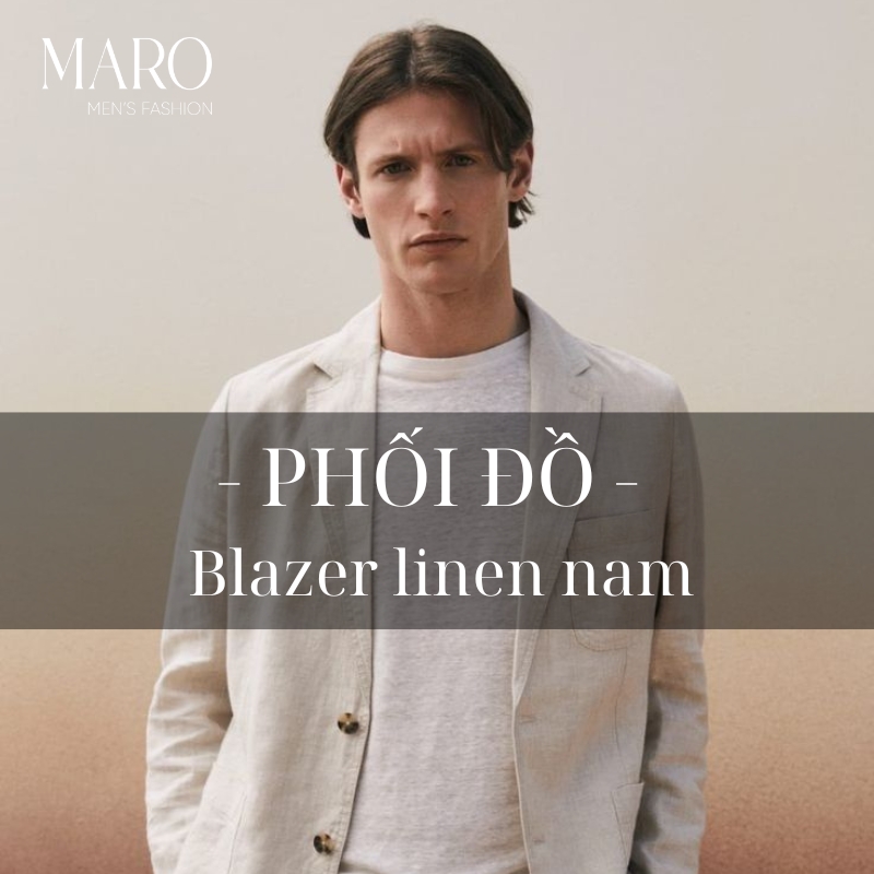 khám phá áo blazer linen nam
