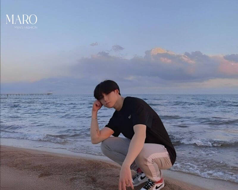 phối đồ đi biển cho nam