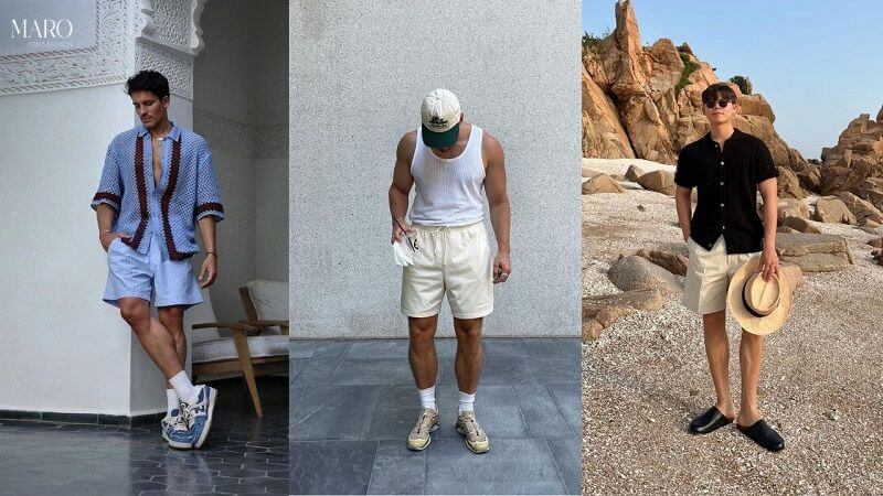 quần short đi biển nam