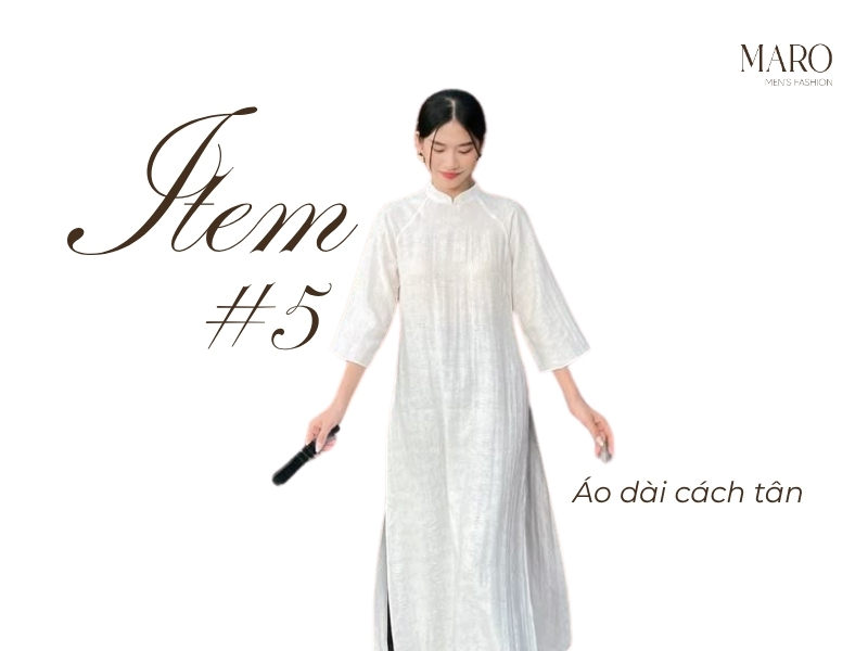 áo dài linen lụa