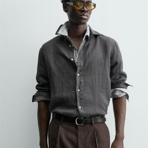 100% LINEN SHIRT MARO