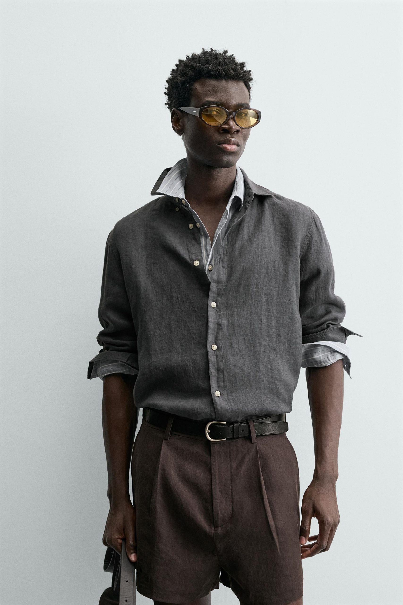 100% LINEN SHIRT MARO