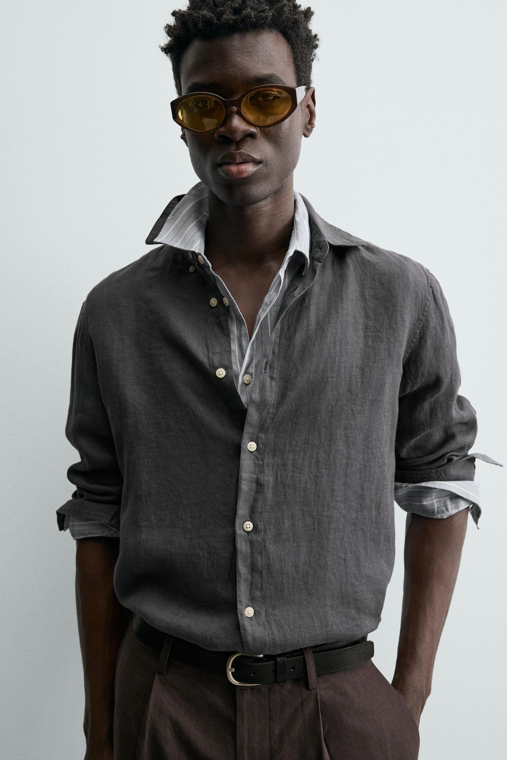 100% LINEN SHIRT MARO - Ảnh 4