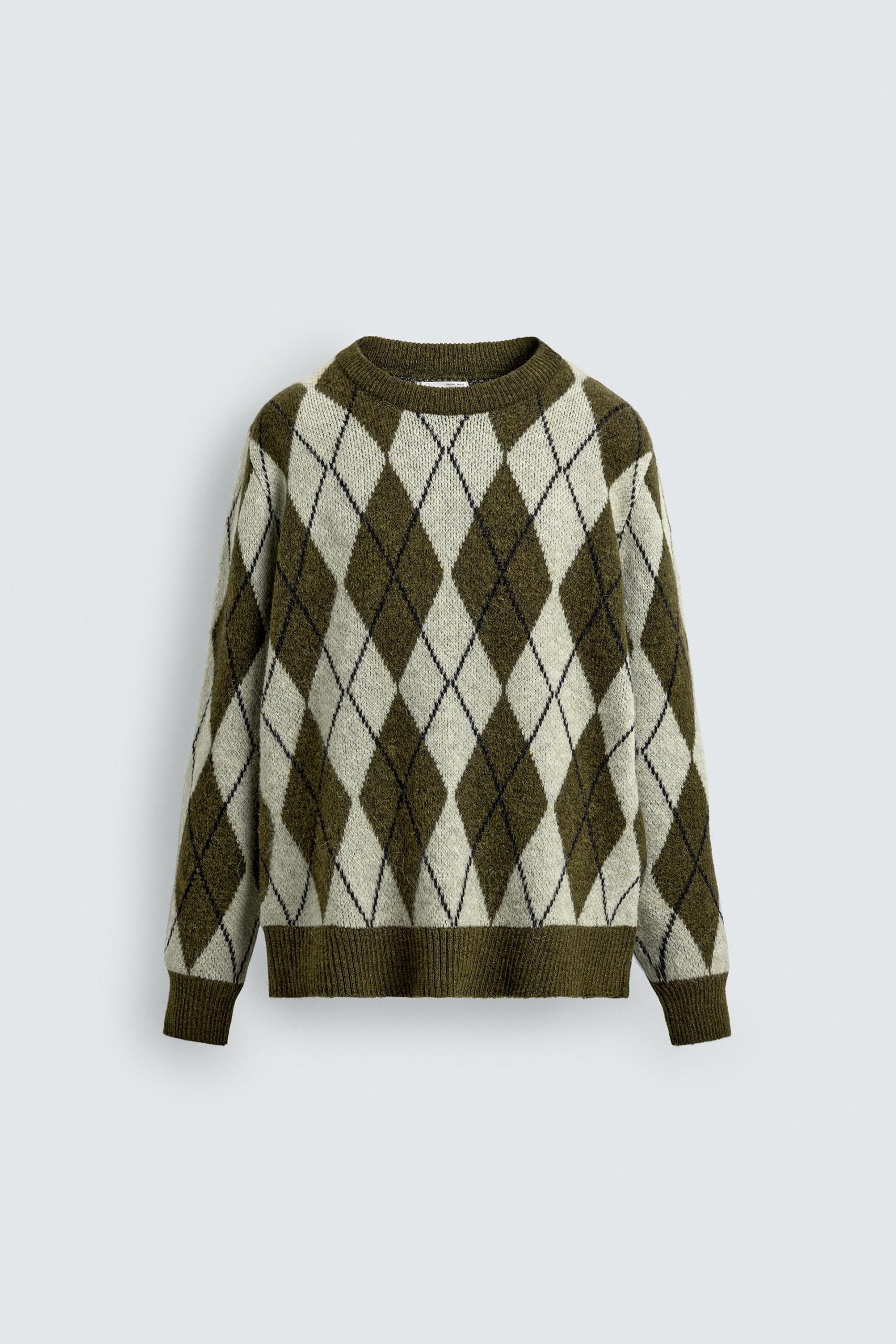 Argyle Jacquard Sweater MARO - Ảnh 8