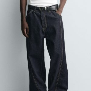 Baggy Fit Jeans With Twisted Seams MARO