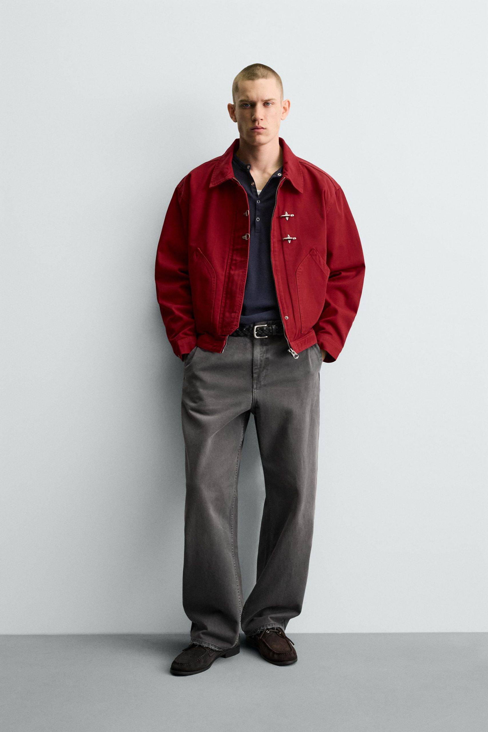 Boxy Fit Fireman Clasp Jacket MARO - Ảnh 10