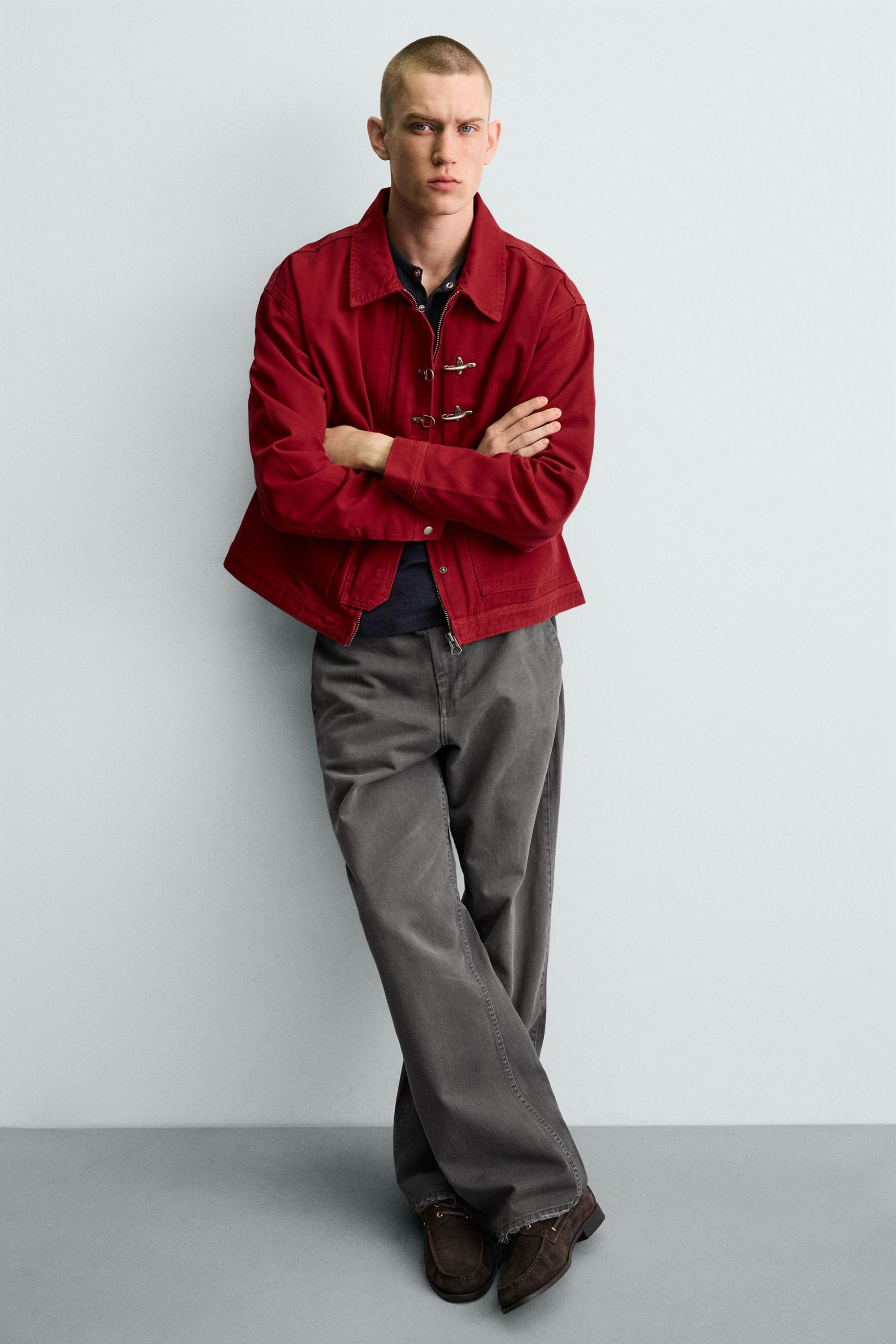 Boxy Fit Fireman Clasp Jacket MARO - Ảnh 5