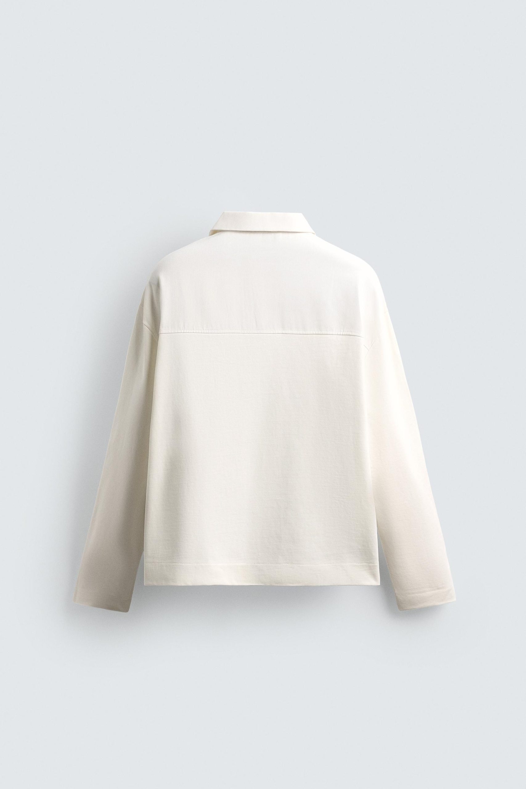 BOXY FIT TEXTURED POLO SHIRT MARO - Ảnh 2