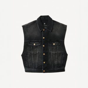 Boxy Fit Denim Waistcoat MARO