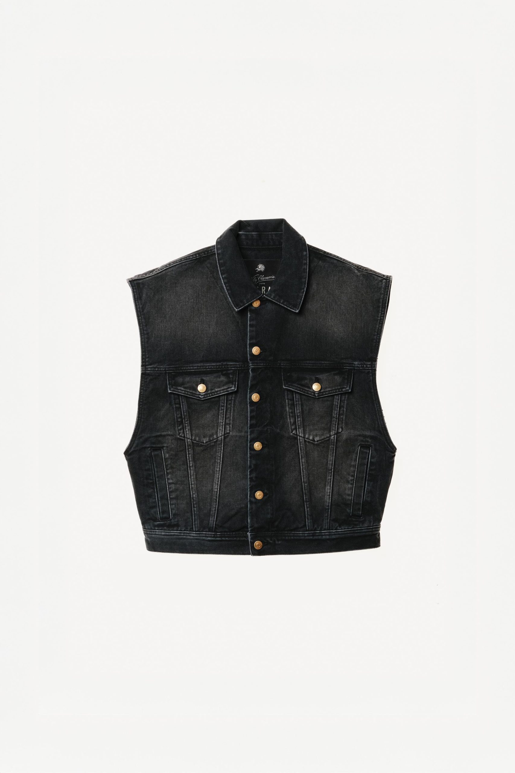 Boxy Fit Denim Waistcoat MARO