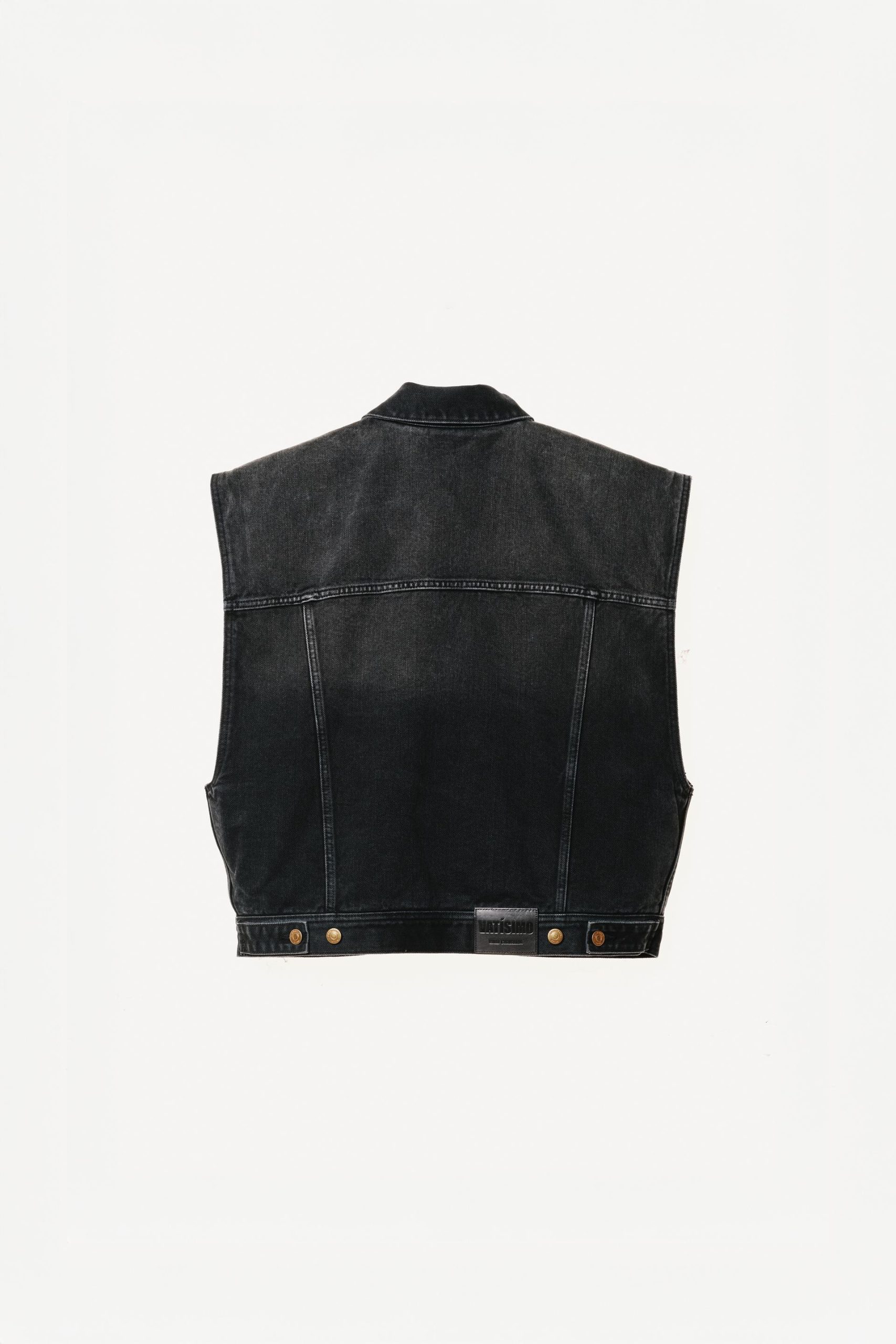 Boxy Fit Denim Waistcoat MARO - Ảnh 4