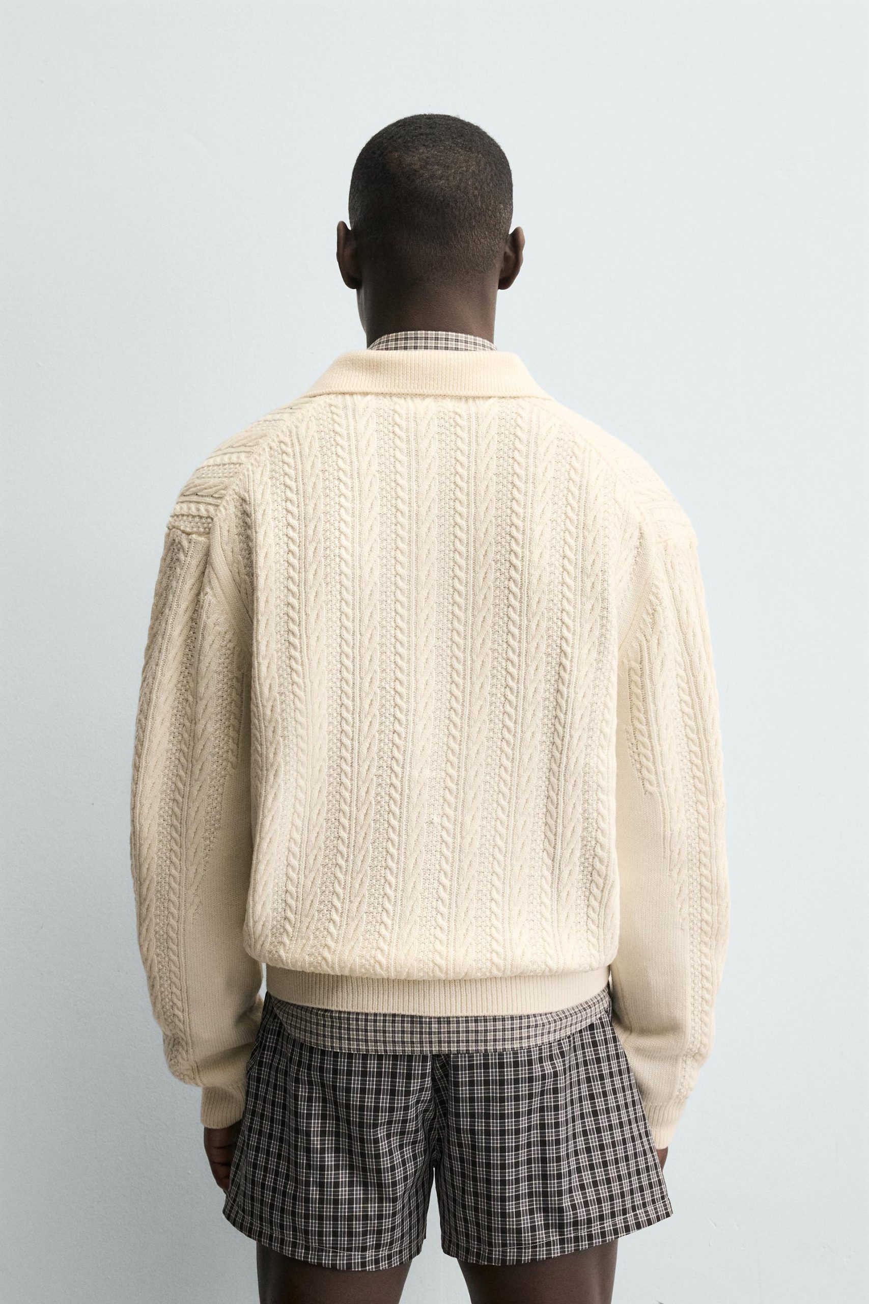 Cable Knit Textured Cardigan MARO - Ảnh 6