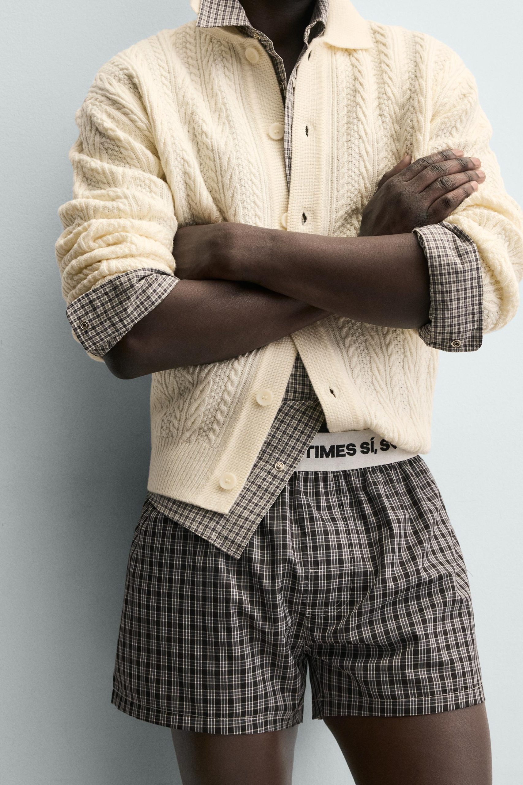 Cable Knit Textured Cardigan MARO - Ảnh 8