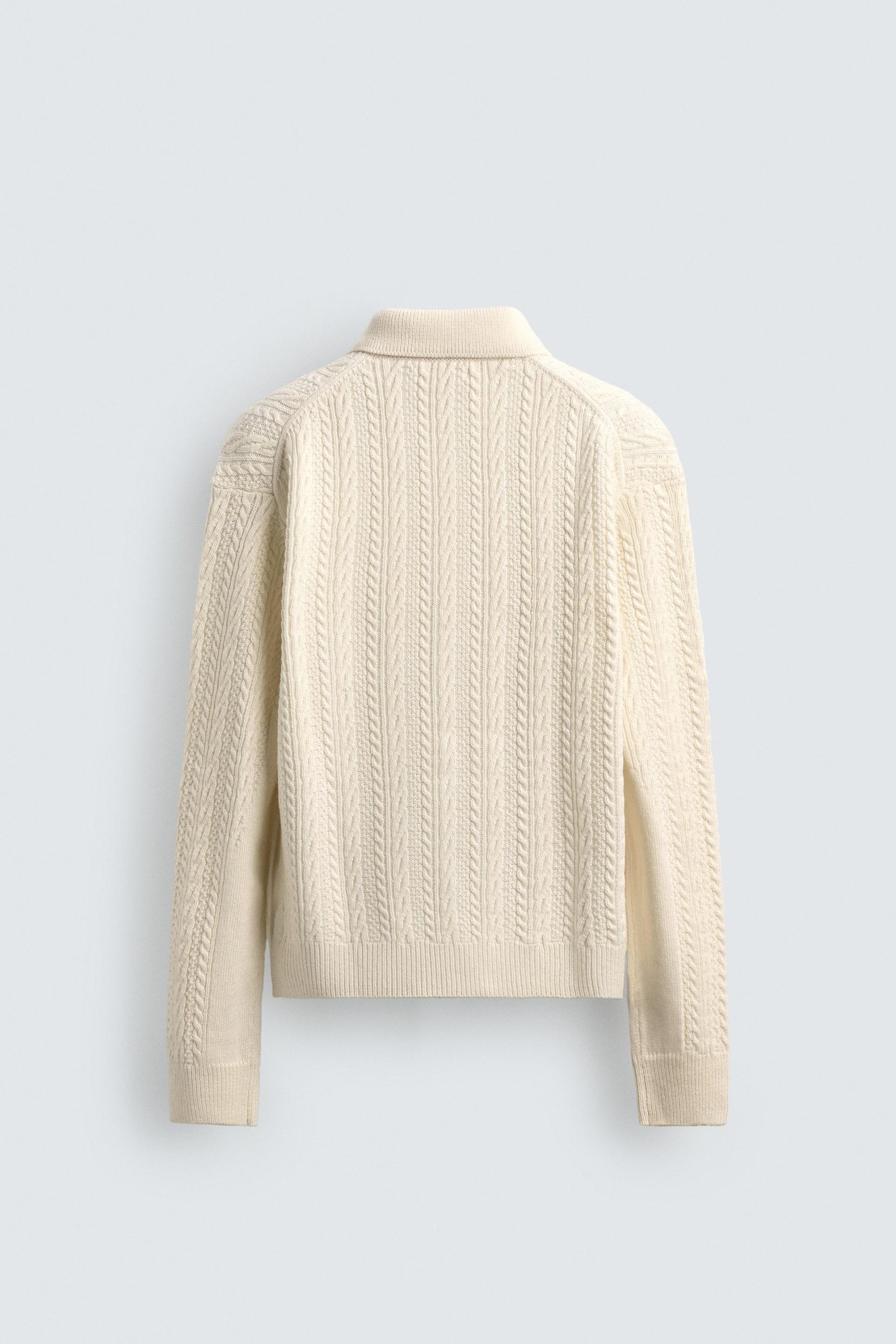 Cable Knit Textured Cardigan MARO - Ảnh 9