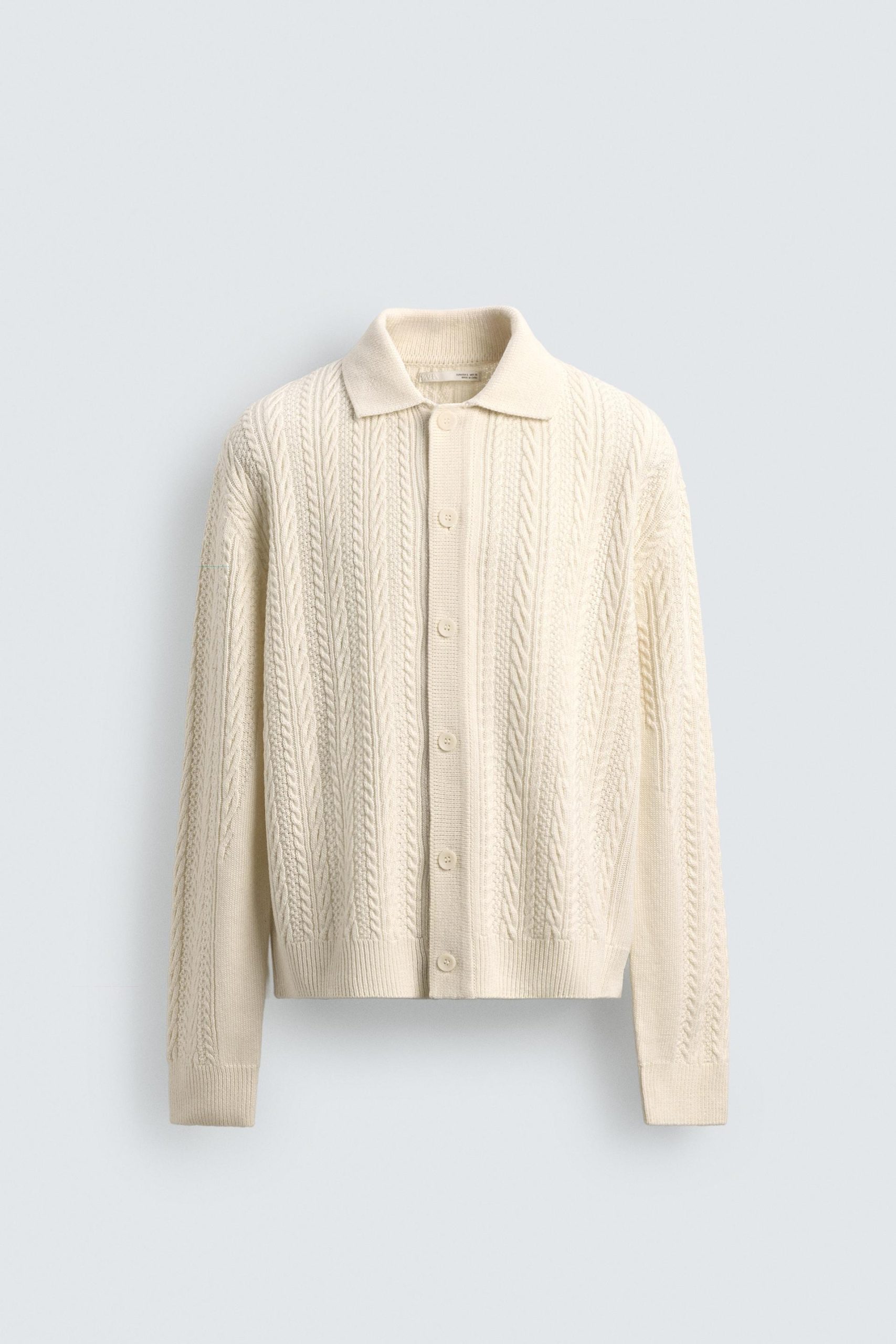 Cable Knit Textured Cardigan MARO - Ảnh 10