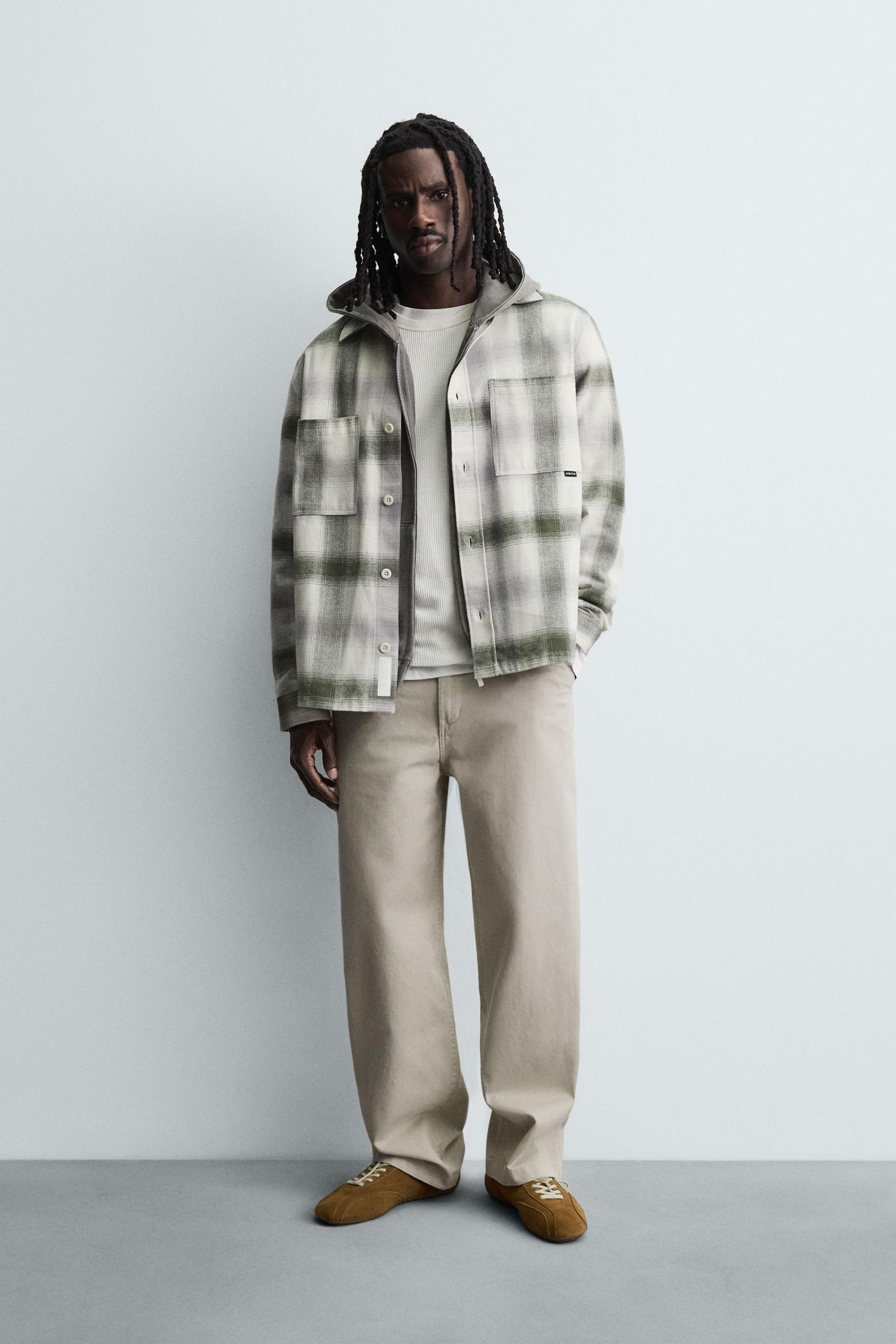 CHECK FLANNEL SHIRT MARO - Ảnh 9