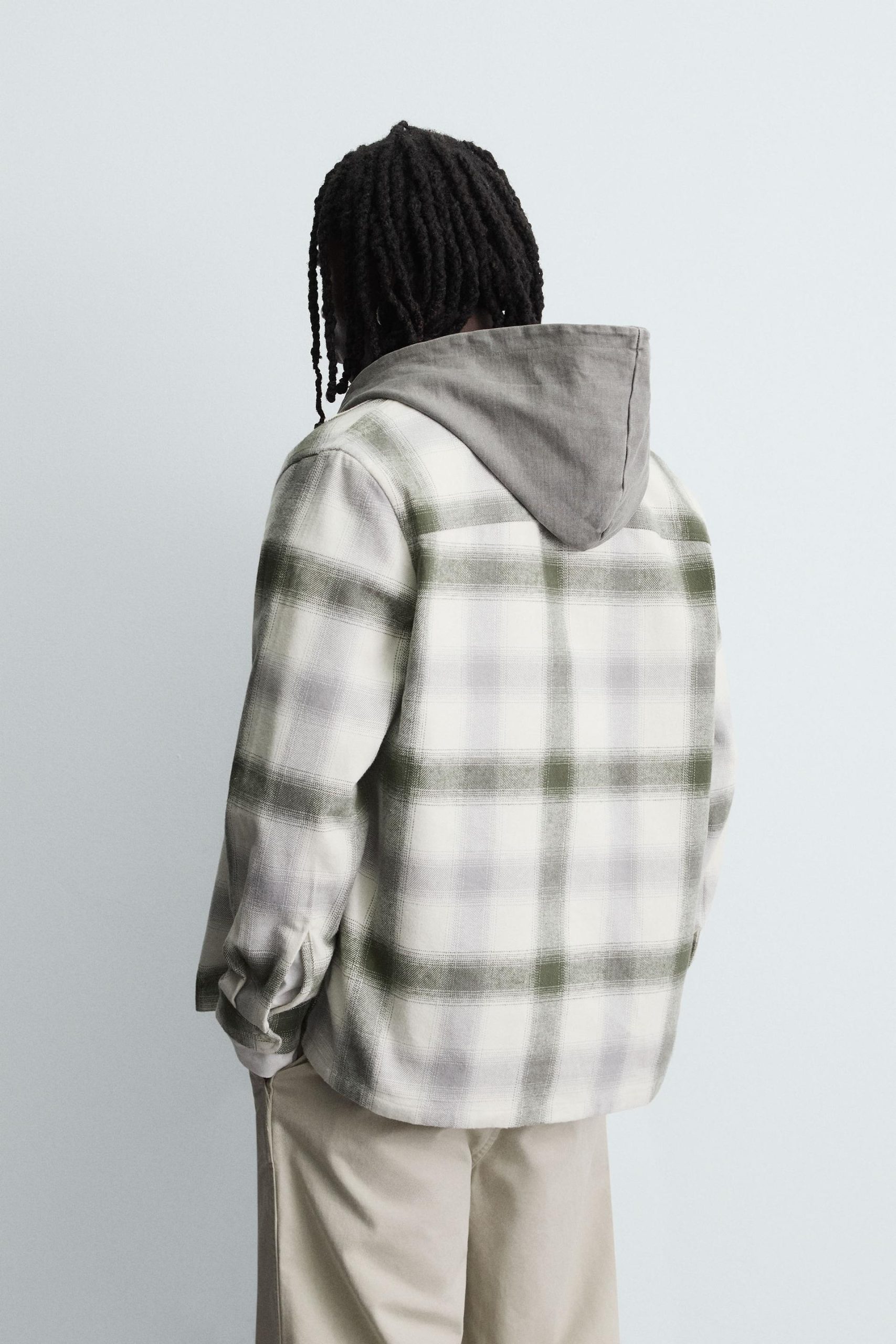 CHECK FLANNEL SHIRT MARO - Ảnh 7