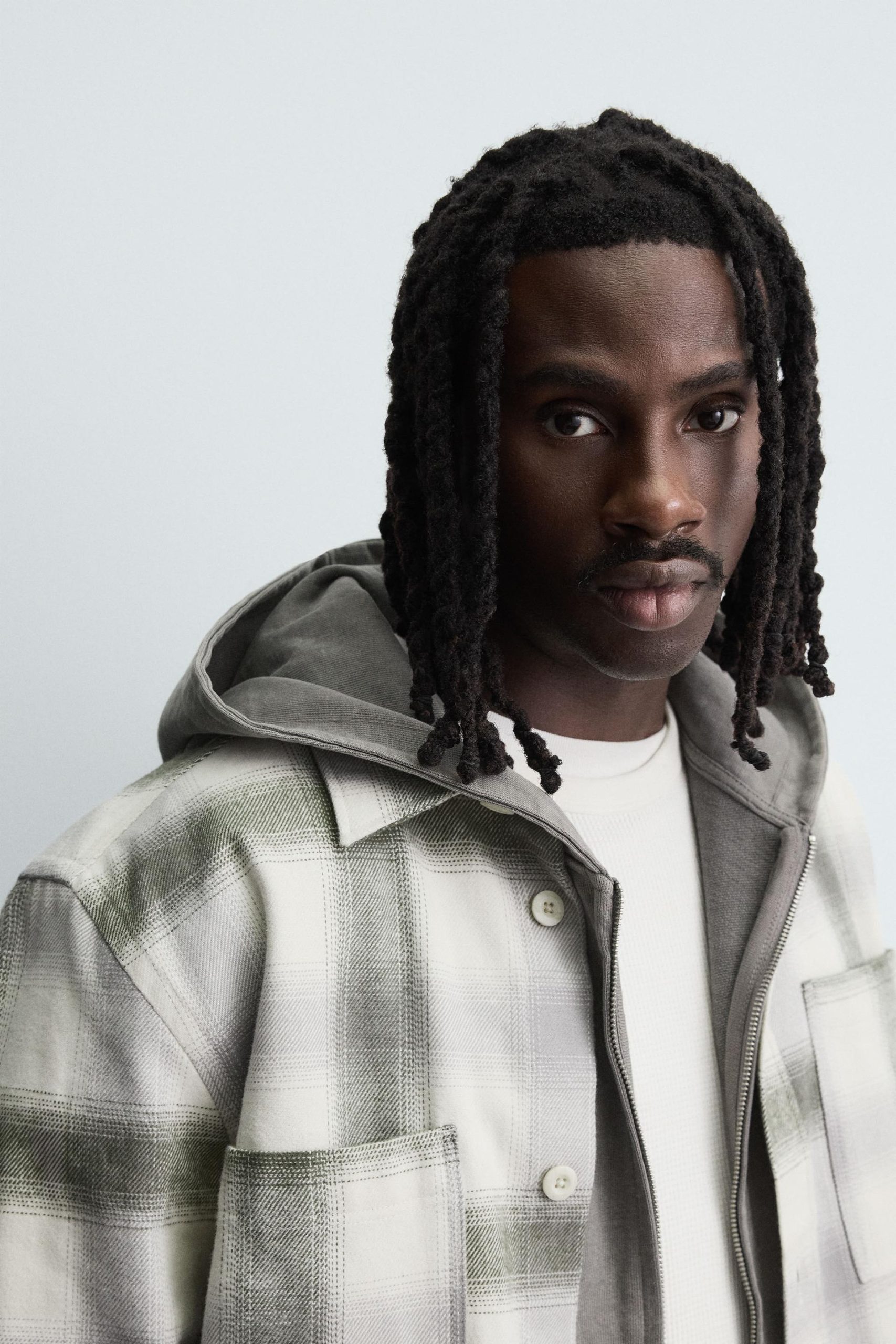 CHECK FLANNEL SHIRT MARO - Ảnh 5