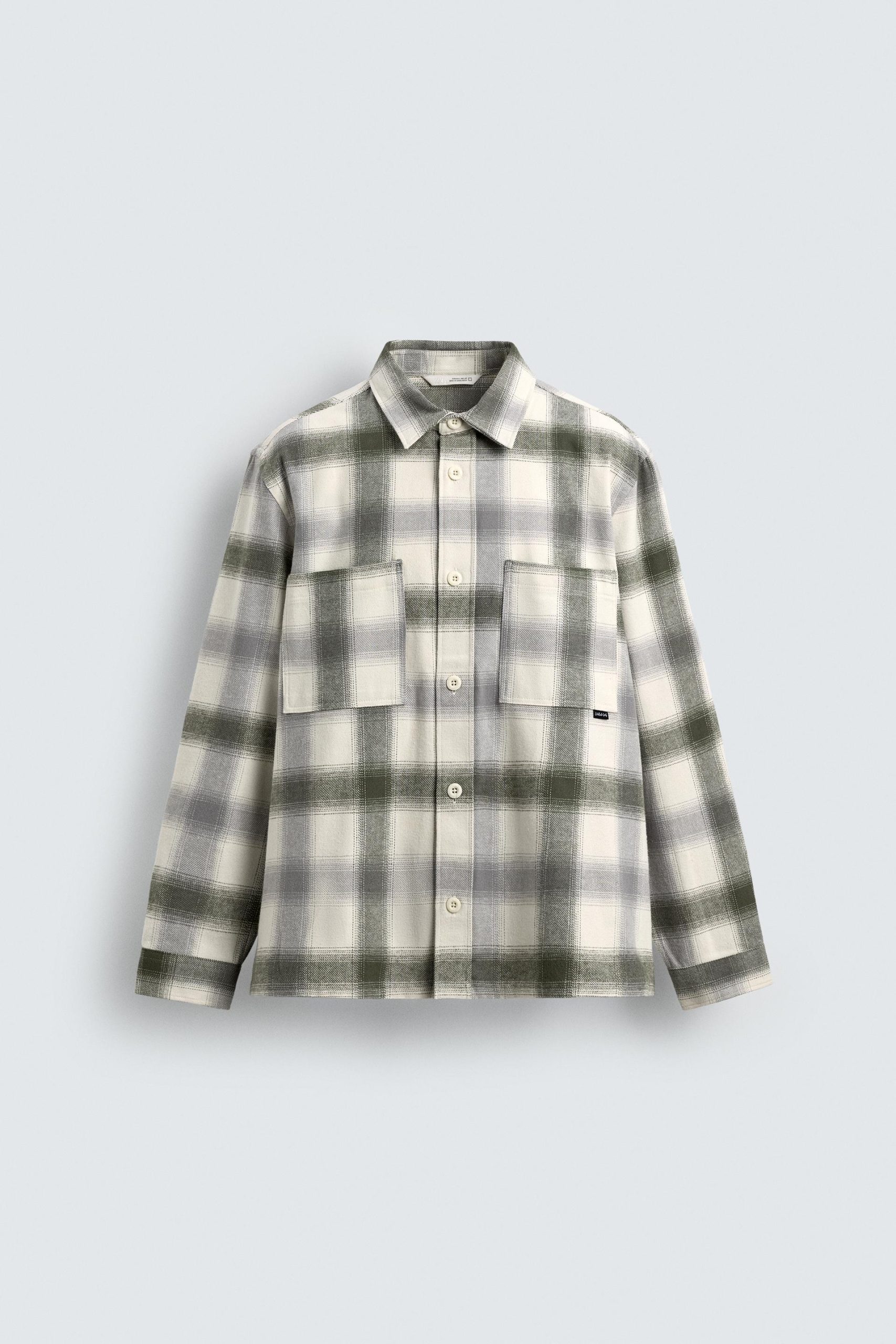 CHECK FLANNEL SHIRT MARO - Ảnh 3