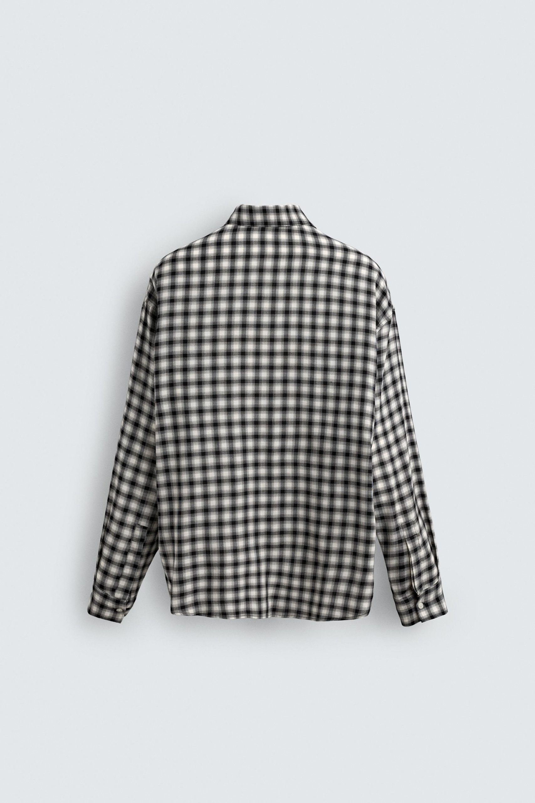 CHECK SHIRT WITH CONTRAST TIE MARO - Ảnh 2