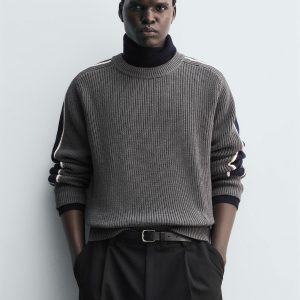 Colour Block Striped Sweater MARO
