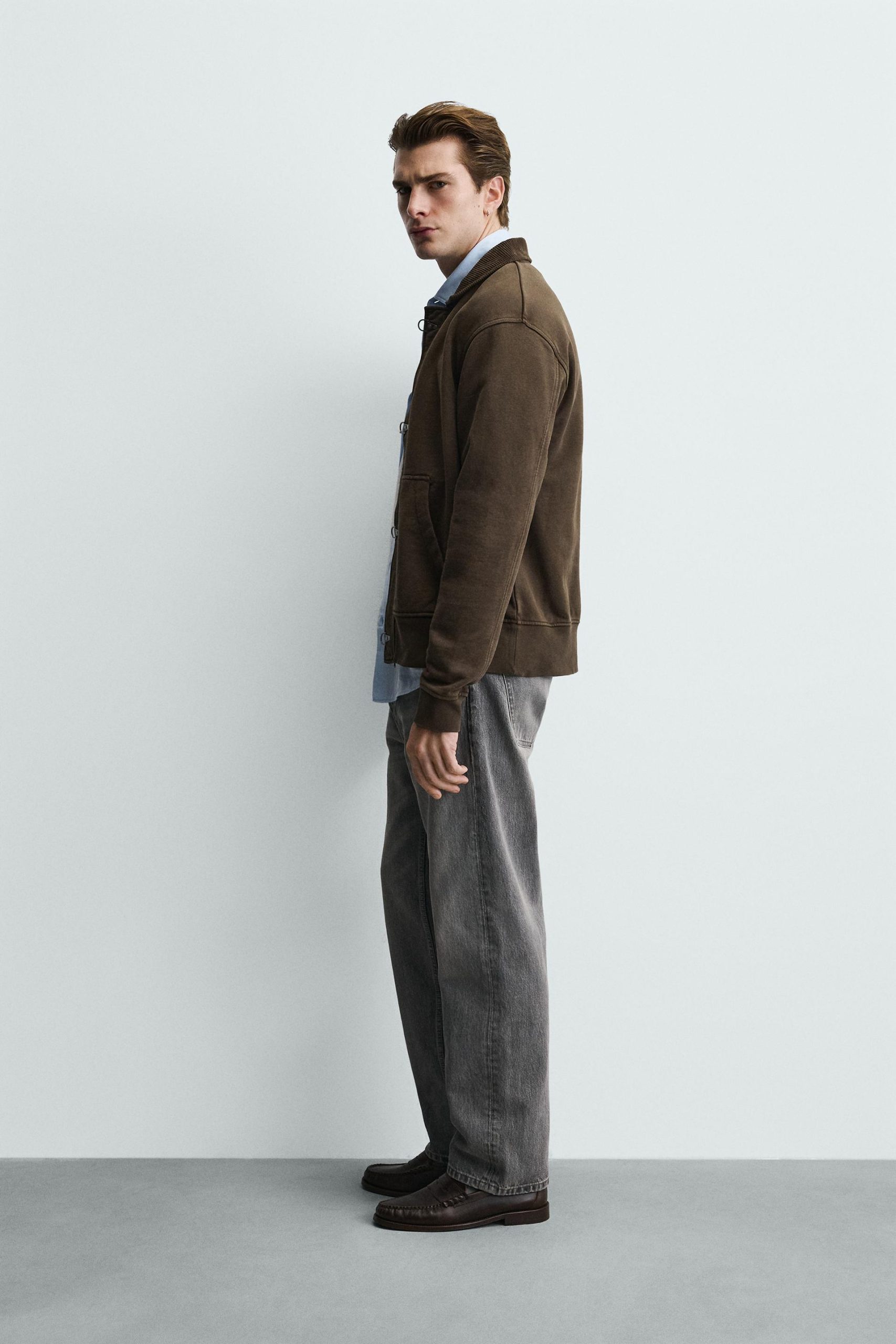 Combined Corduroy Jacket With Fireman Clasp Detail MARO - Ảnh 5