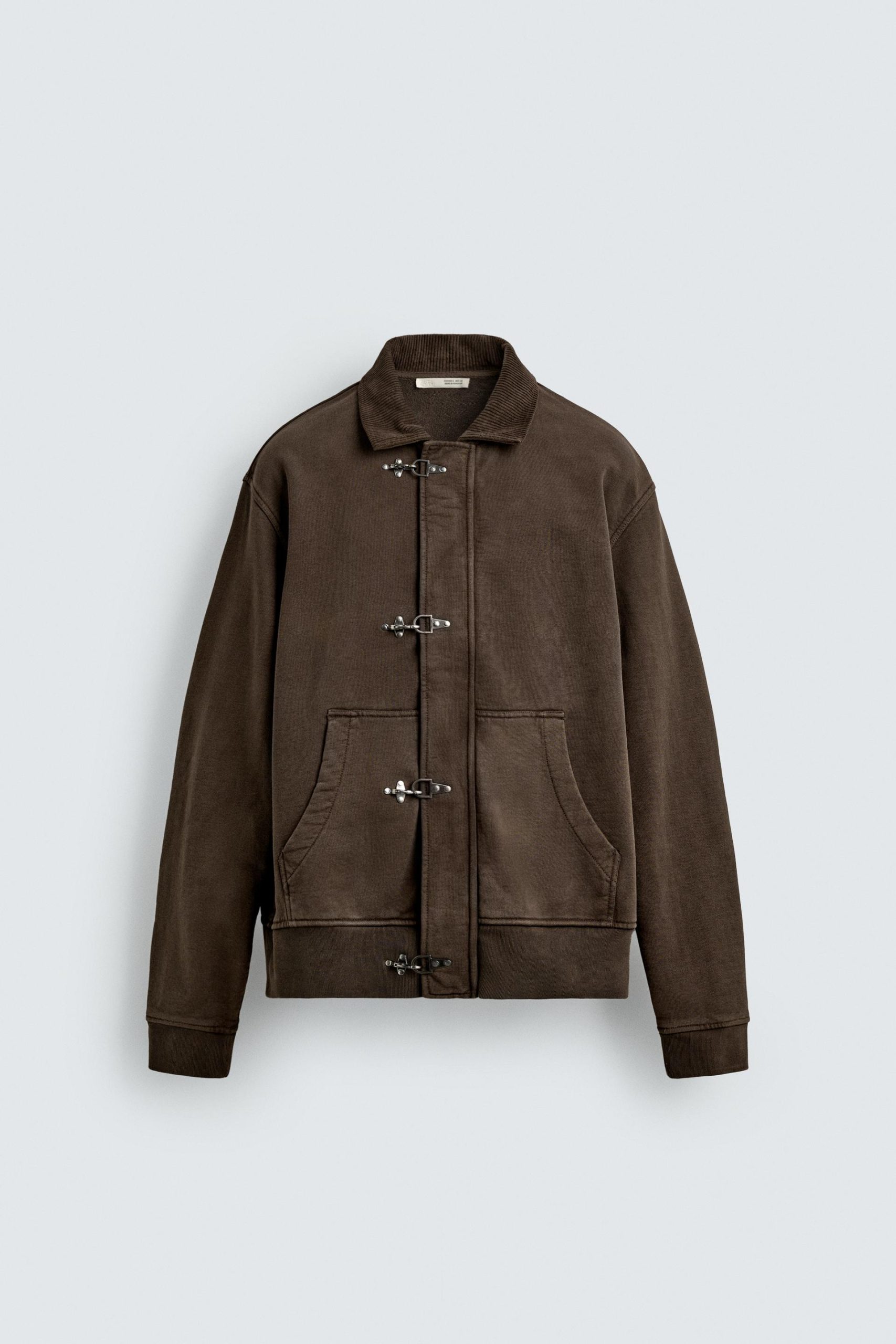 Combined Corduroy Jacket With Fireman Clasp Detail MARO - Ảnh 8