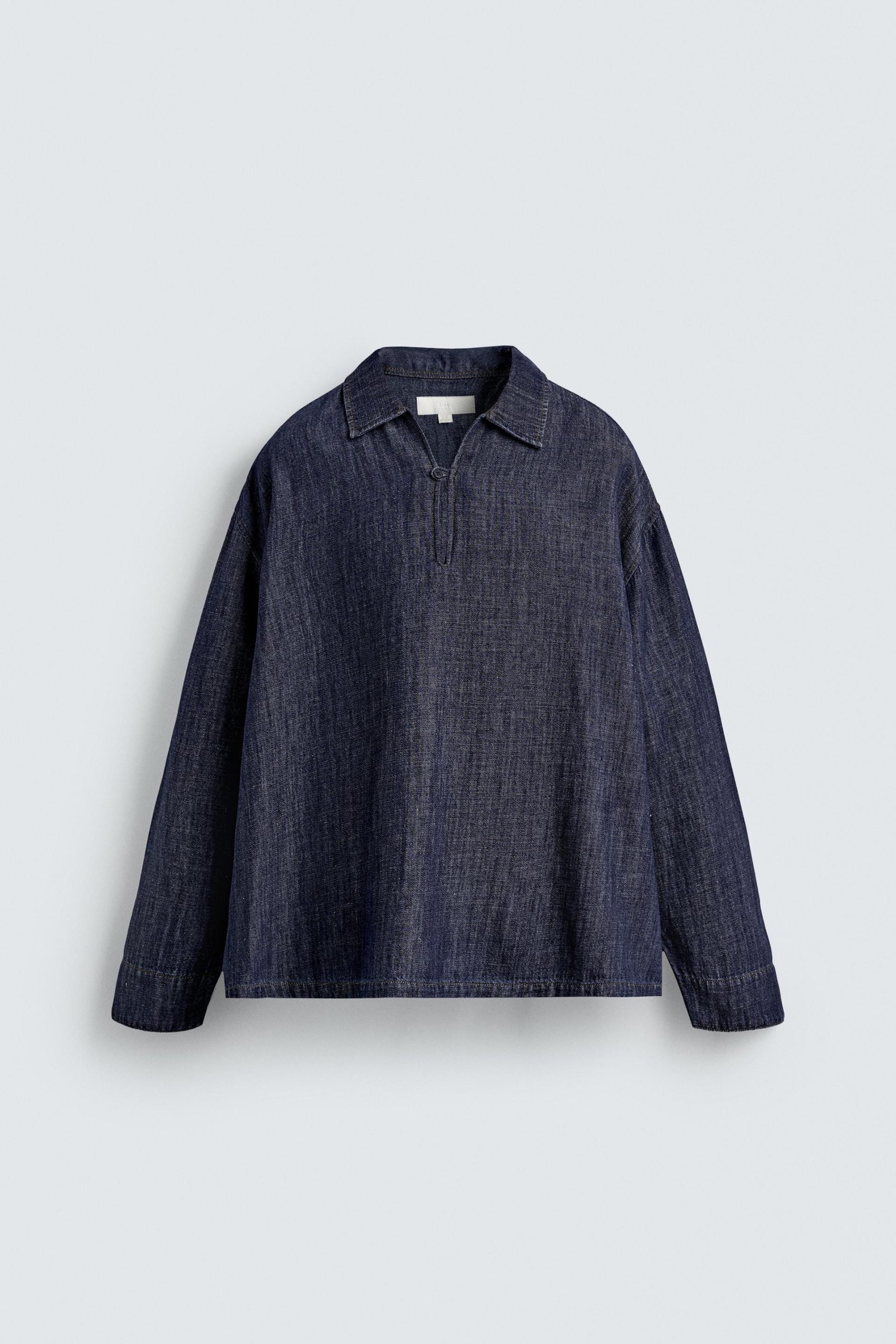 COTTON LINEN DENIM SHIRT MARO - Ảnh 3
