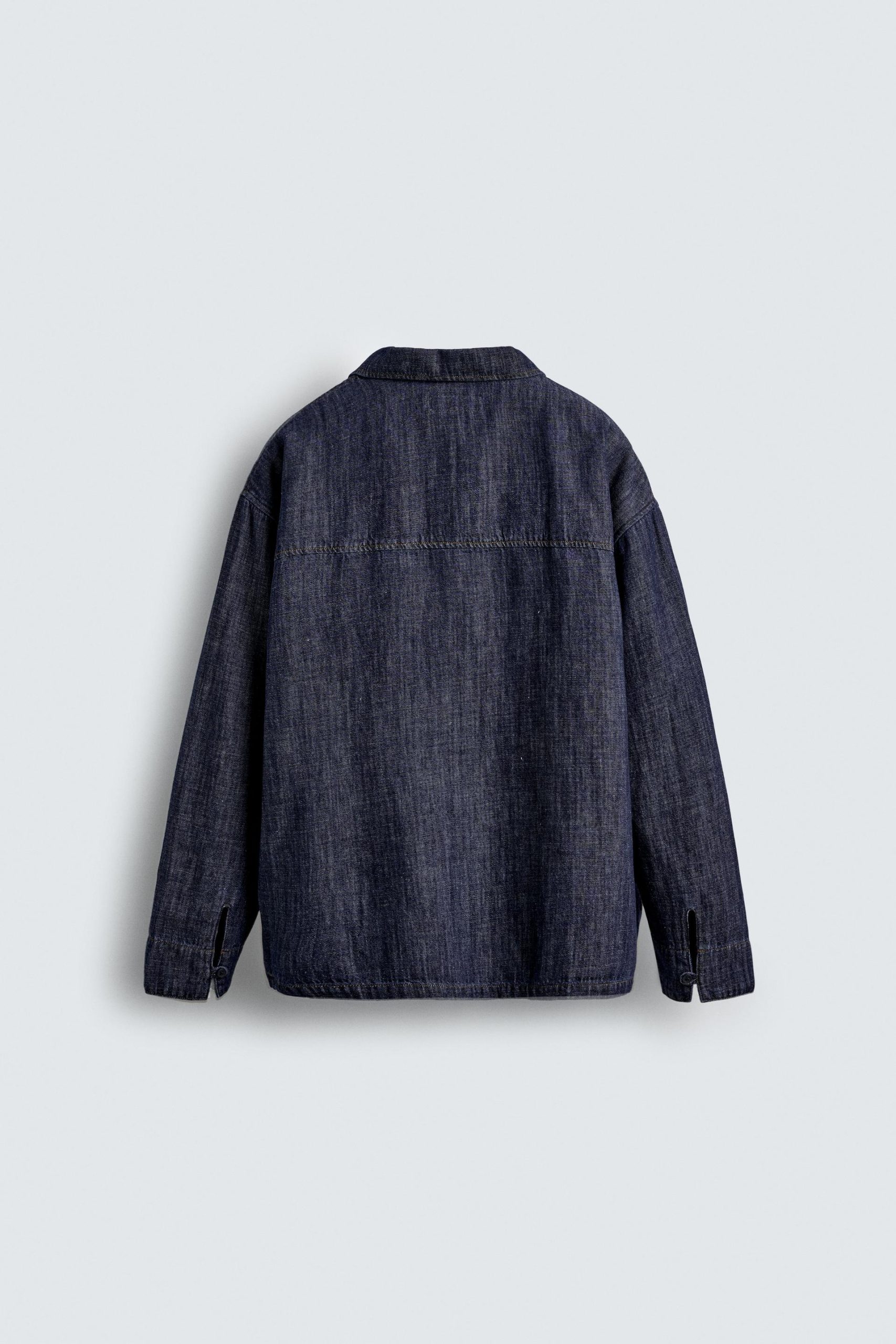 COTTON LINEN DENIM SHIRT MARO - Ảnh 2
