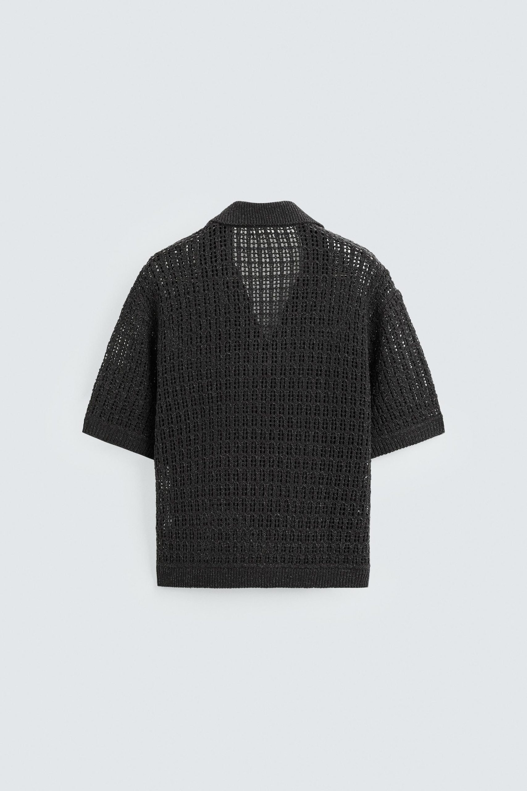 Cutwork Knit Polo Shirt MARO - Ảnh 9