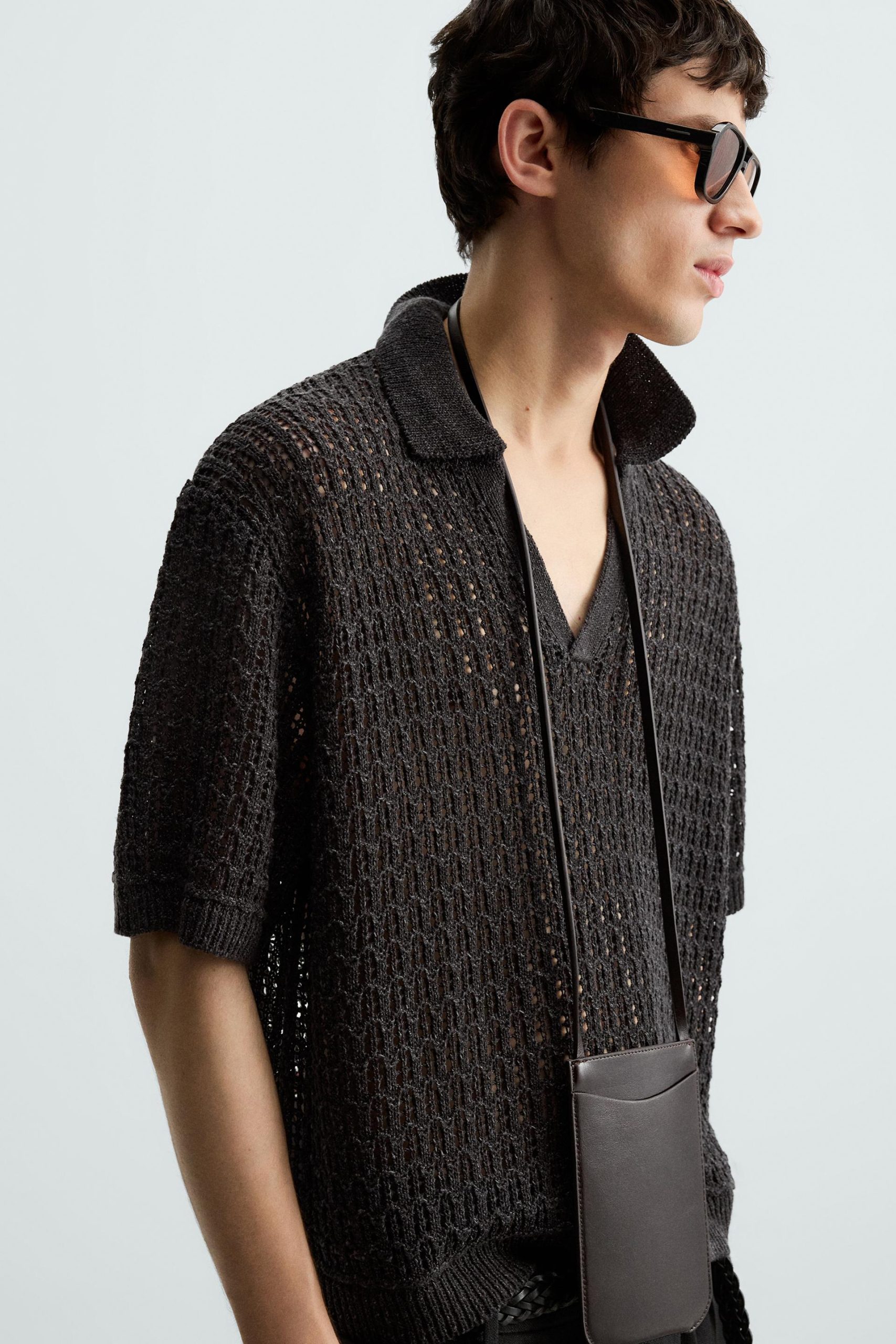 Cutwork Knit Polo Shirt MARO - Ảnh 6